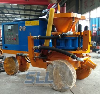 Çin 7-8m3 / H Hava Tüketimi Çimento Püskürtme Makinesi, Dayanıklı Islak Karışımlı Beton Makine Tedarikçi