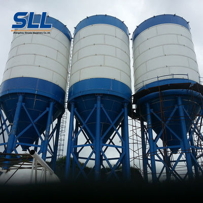 Çin Yatay Tasarım Tahıl Depolama Silosu, LSY230 100 Ton Toplu Çimento Silosu Tedarikçi